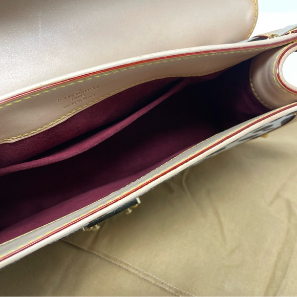 Louis Vuitton Monogram Multicolor Sac Dalmatian Shoulder Bag Black White Purse - Picture 15 of 15